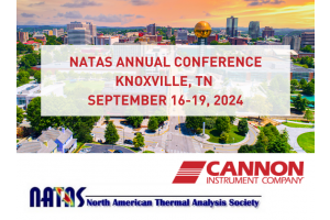 Join CANNON Instrument Company at the NATAS 50th Conference