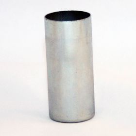 Cylindrical metal tube.