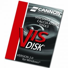 CANNON VISDISK Viscosity Calculation Tools (version 2.0) for Windows®10 (and earlier)